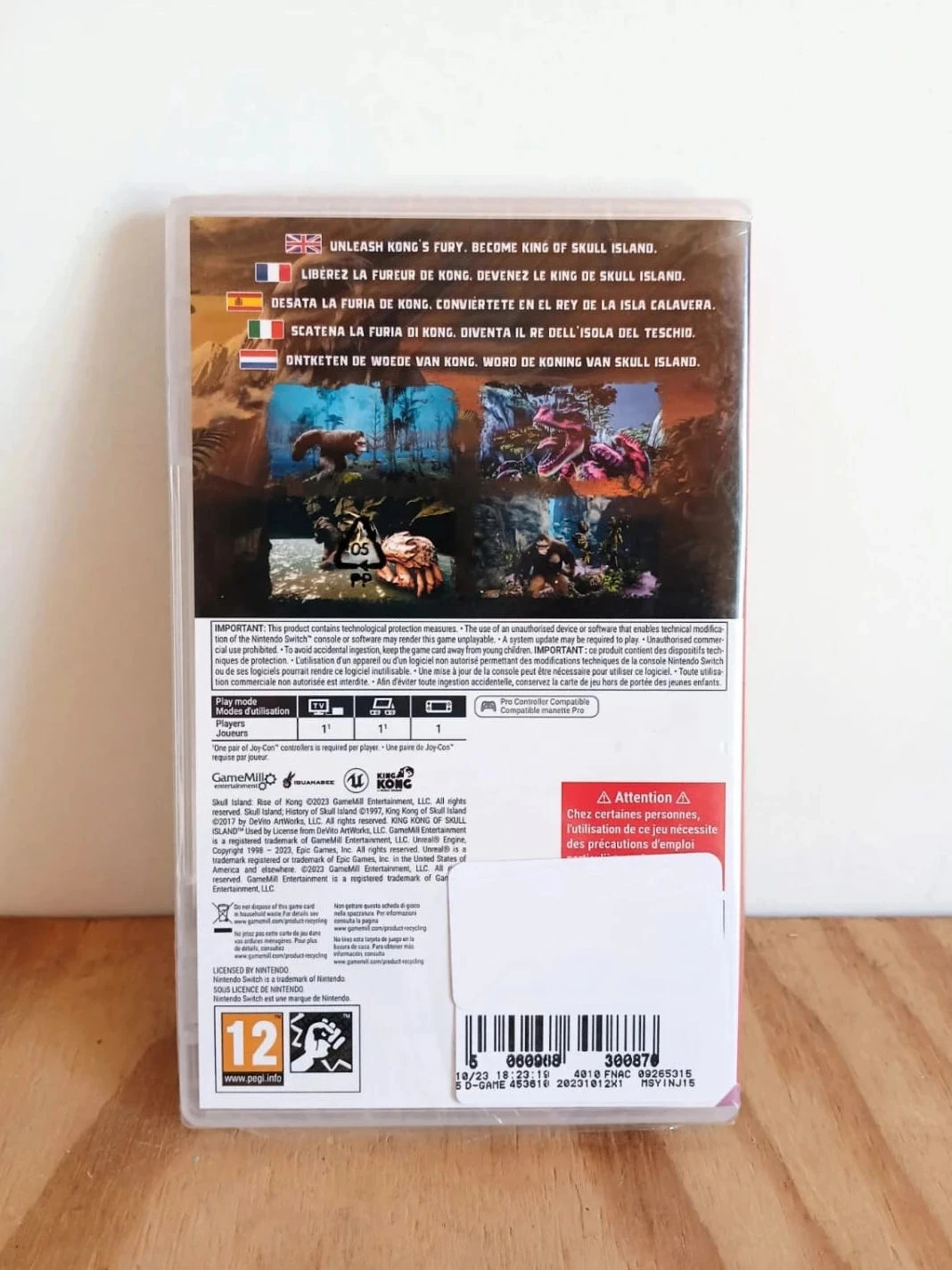 Switch game Skull Island Rise of Kong – photo 2